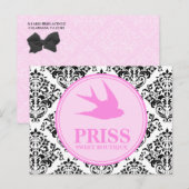 311 Miss Priss Swallows Briefkaart (Voorkant / Achterkant)