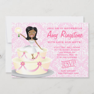311 Miss Wright 2 African American Damask Kaart