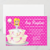 311 Miss Wright 2 Blonde Pink Hearts Kaart (Voorkant / Achterkant)