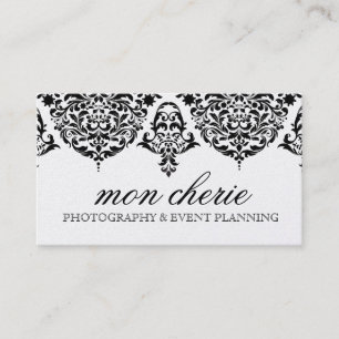 311 Mon Cherie Damask Black Visitekaartje