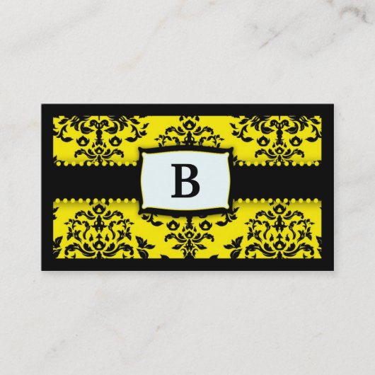 311 Monogram Icking op de Cake - Bee Visitekaartje (Voorkant)