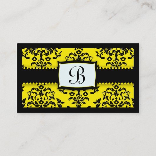 311 Monogram Icking op de kegel Visitekaartje (Voorkant)