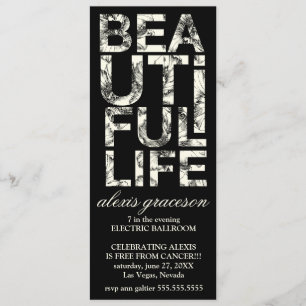 311 Mooie Life Hibiscus Typografie Kaart