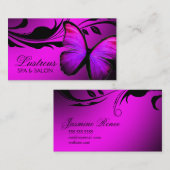 311 Mosterdvlinder Roze en Paars Visitekaartje (Voorkant / Achterkant)