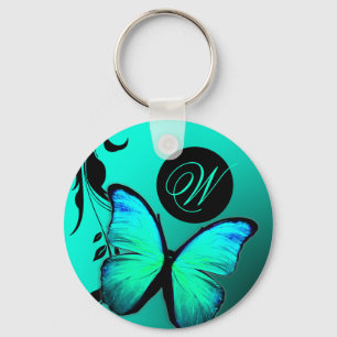311 Mosterdvlinder Turquoise Blue Sleutelhanger