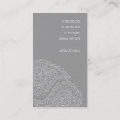 311-Myah Paisley | Grijs Visitekaartje (Achterkant)