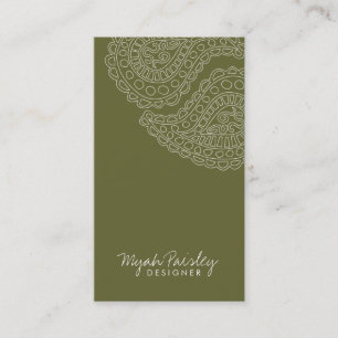 311 Myah Paisley Sage Visitekaartje