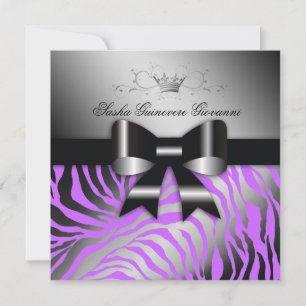 311-nacht Zebra Shimmer Electric Paars Zoet 16 Kaart