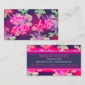 311 Neon Glow Do Epic Chic Visitekaartje (Voorkant / Achterkant)