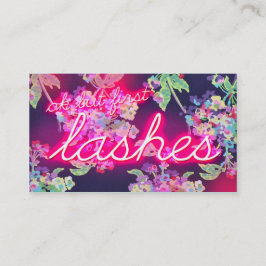 311 Neon Glow OK, maar eerste Lashes Visitekaartje