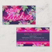 311 Neon Glow OK, maar eerste Lashes Visitekaartje (Voorkant / Achterkant)