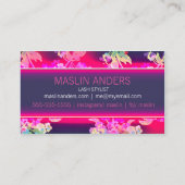 311 Neon Glow OK, maar eerste Lashes Visitekaartje (Achterkant)