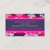 311 Neon Glow OK, maar eerste Lashes Visitekaartje (Achterkant)