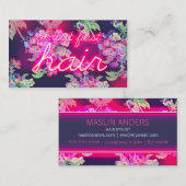 311 Neon Glow OK, maar Hair Visitekaartje (Voorkant / Achterkant)