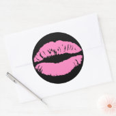 311-Oh, weet het gewoon! | Zwart Ronde Sticker (Envelop)