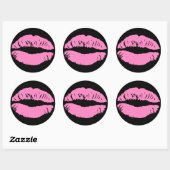 311-Oh, weet het gewoon! | Zwart Ronde Sticker (Vel)