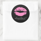 311-Oh, weet het gewoon! | Zwart Ronde Sticker (Tas)