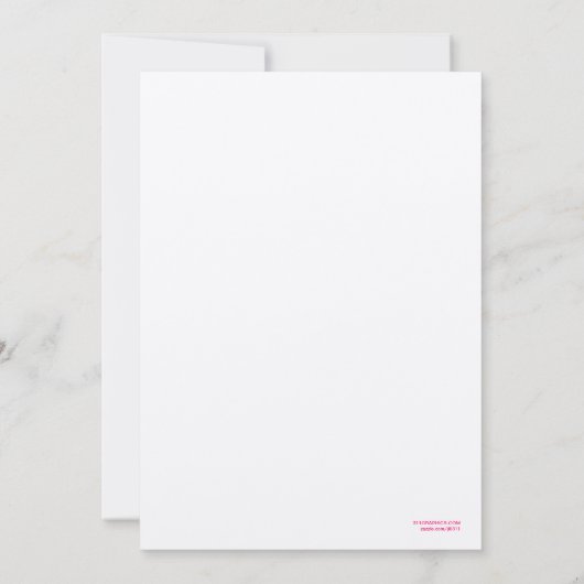 311 Ooh Lala Glitzy Kiss Sparkle Metallic Kaart (Achterkant)