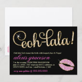 311 Ooh Lala Glitzy Kiss Sparkle Metallic Kaart (Voorkant / Achterkant)