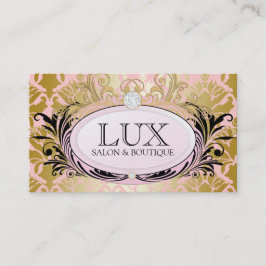 311 Opulent Gold Pink Premium Pearl Paper Visitekaartje