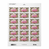 311 Overvloedig roze bruin label (Full Sheet)