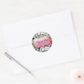 311 Overvloedige roze Borden Stickers (Envelop)