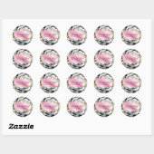 311 Overvloedige roze platter Stickers (Vel)