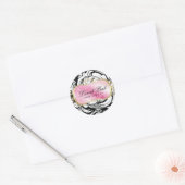 311 Overvloedige roze platter Stickers (Envelop)