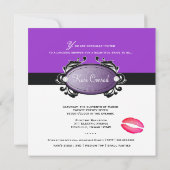 311-Paarse Lingerie Mannequin Kaart (Achterkant)