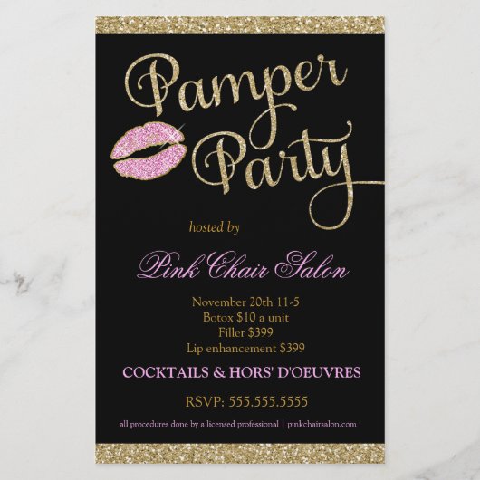 311 Pamper Party Sparkle Lips Flyer (Voorkant)