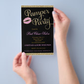 311 Pamper Party Sparkle Lips Flyer (Hand)