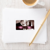 311  Pas getrouwd kerstlabel Etiket (Insitu)