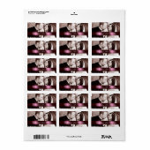 311  Pas getrouwd kerstlabel Etiket (Full Sheet)