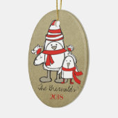 311-Penguin Family Ornament (Links)