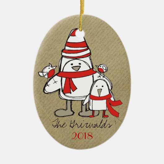 311-Penguin Family Ornament (Voorkant)