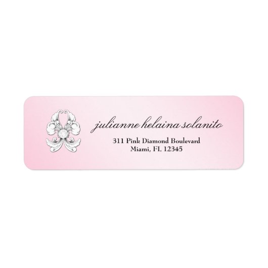 311-Pink Diamond De Luxe Etiket (Voorkant)