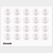 311 Pink Diamond Luxe Damask Sticker (Vel)