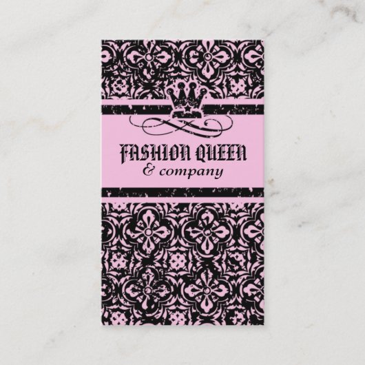 311 PINK GRUNGE QUEEN VISITEKAARTJE (Voorkant)