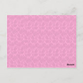 311-PINKBUTTERFLY DAMASK BRIEFKAART (Achterkant)