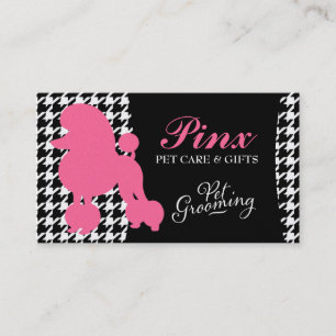311 Pinx de Poodle Pet Card Visitekaartje