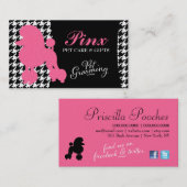 311 Pinx de Poodle Pet Card Visitekaartje (Voorkant / Achterkant)