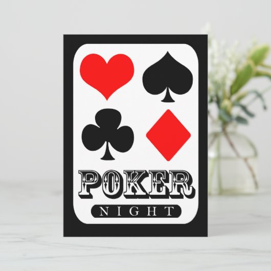 311 Poker Night Kaart (Staand voorkant)