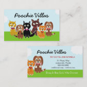 311 Poochie Villas Visitekaartje (Voorkant / Achterkant)