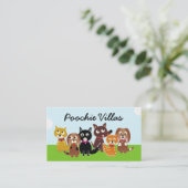 311 Poochie Villas Visitekaartje (Staand voorkant)