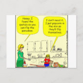 311 Popcorn pancakes cartoon Briefkaart (Voorkant)