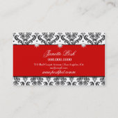 311 Posh Pet Red tapijt Visitekaartje (Achterkant)