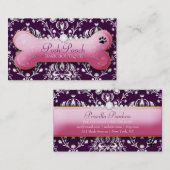 311 Posh Pooch Eggplant Visitekaartje (Voorkant / Achterkant)