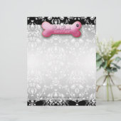 311-Posh Pooch | PittsBark Custom Briefhoofd (Staand voorkant)