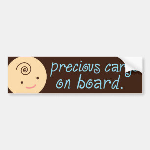 311-PRECIES CARGO - BLAUW BUMPERSTICKER