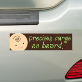 311-PRECIES CARGO - GROEN BUMPERSTICKER (Op auto)